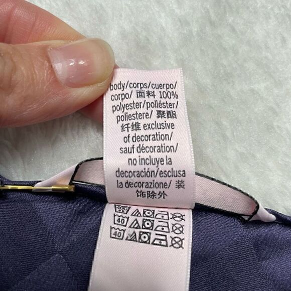 Victorias Secret Tank Top Night Pyjama Top Satin Purple Size Medium Loose Fit - Picture 6 of 8